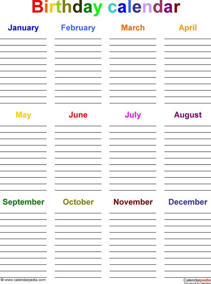 free microsoft calendar template