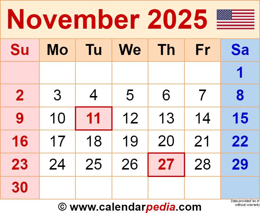 blank calendar template nov 2025