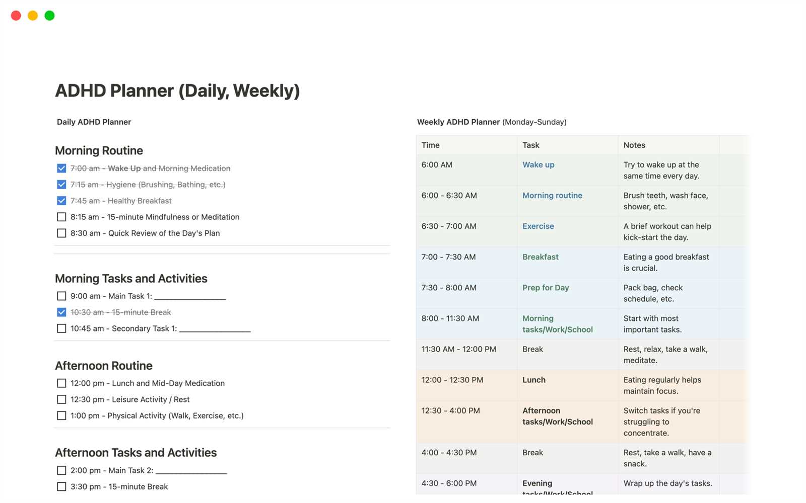 free notion calendar template