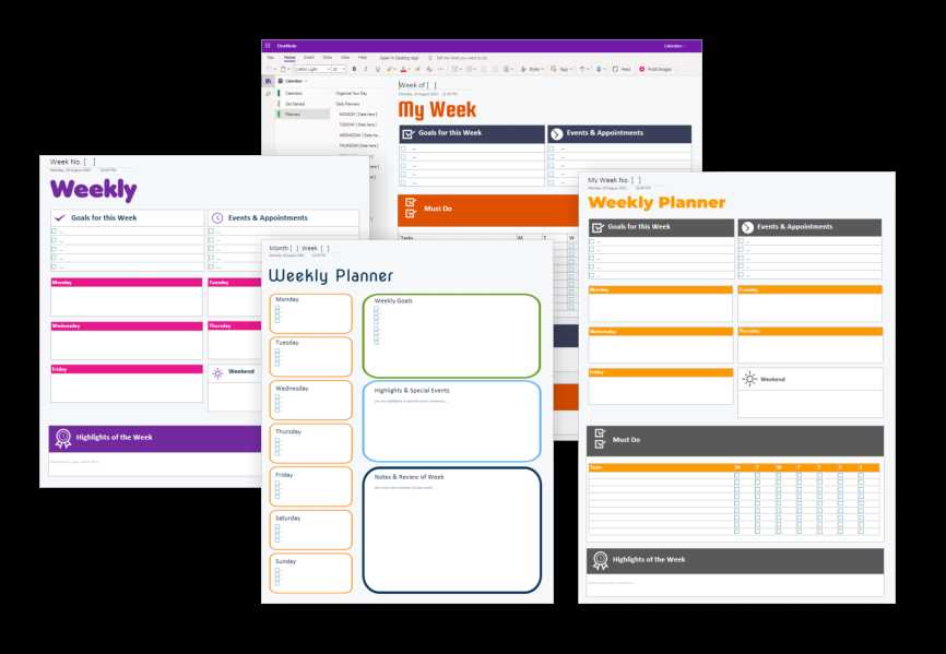 free onenote calendar template