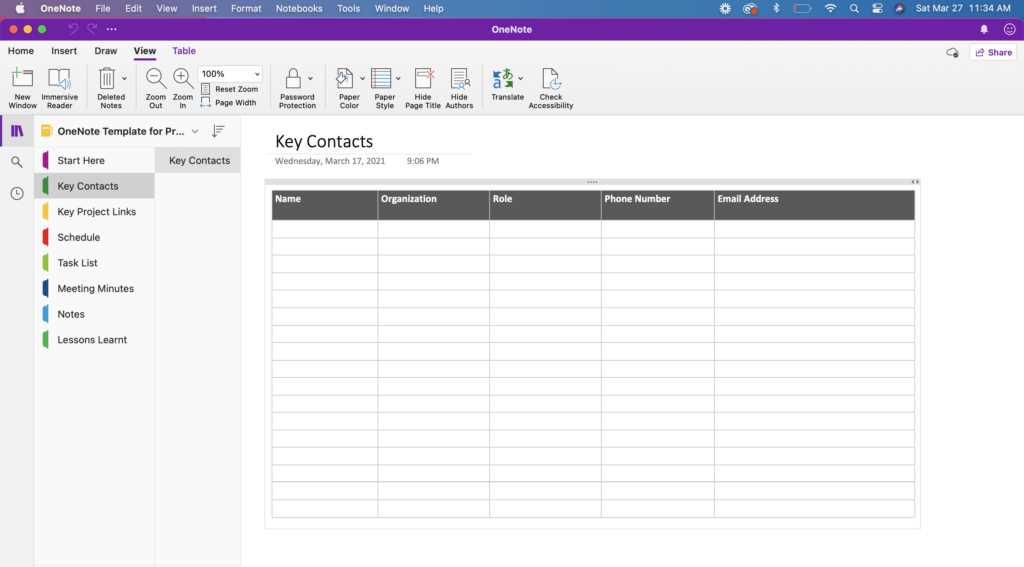 free onenote calendar template