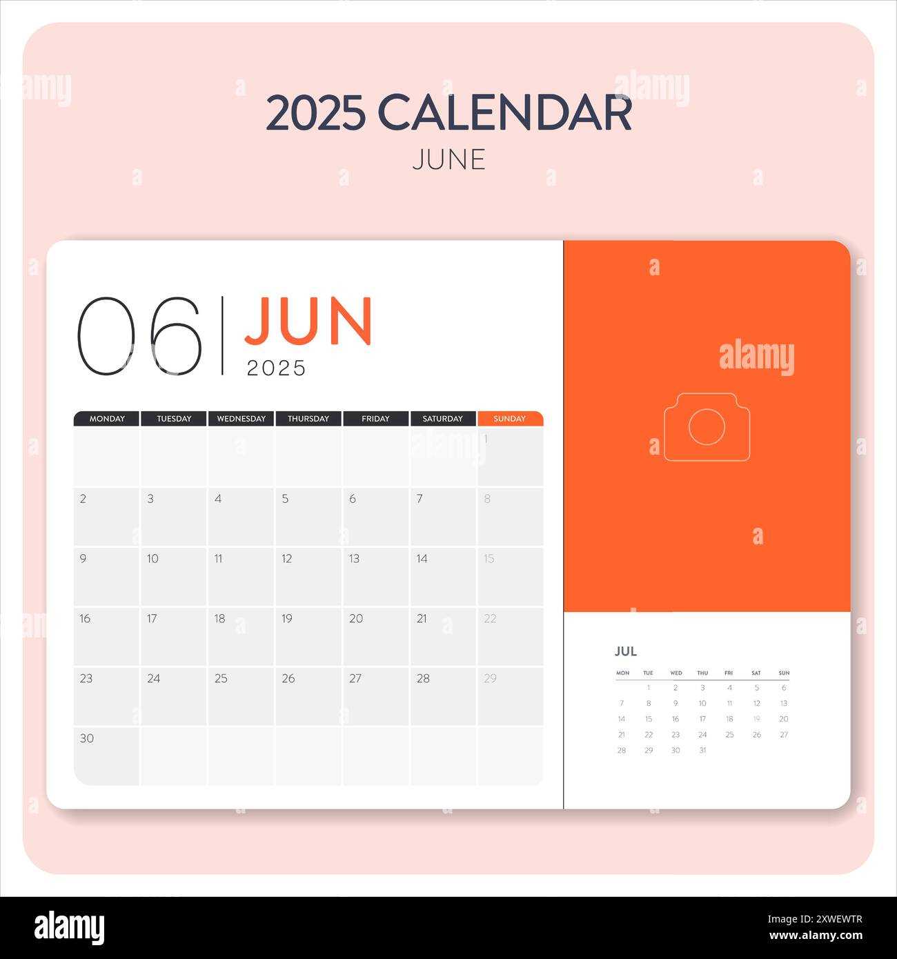 calendar template for june