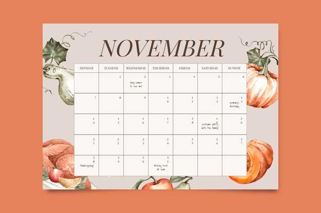 free printable october calendar template