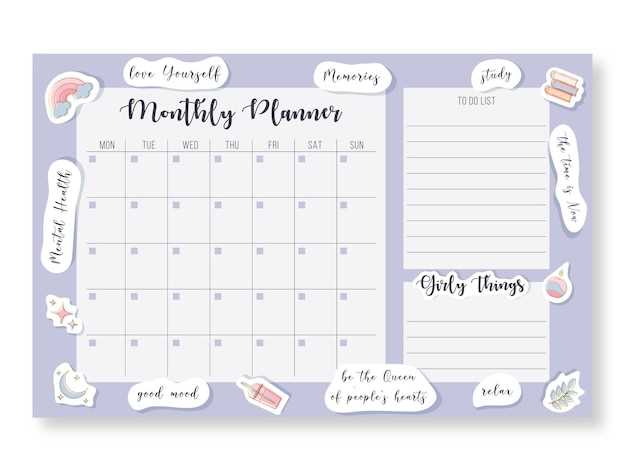 free printable planner calendar templates