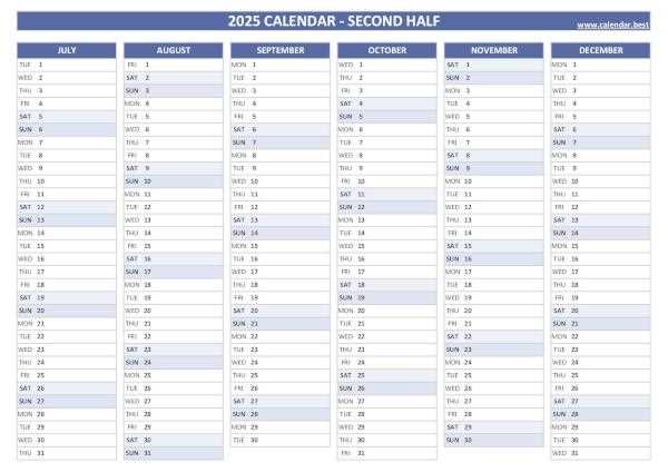 free printable yearly calendar templates 2025