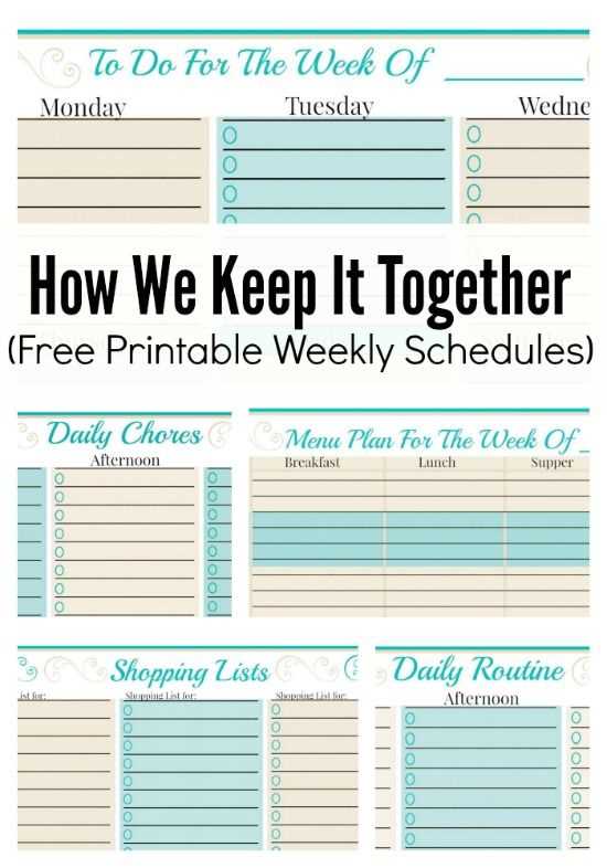 free printable family calendar template