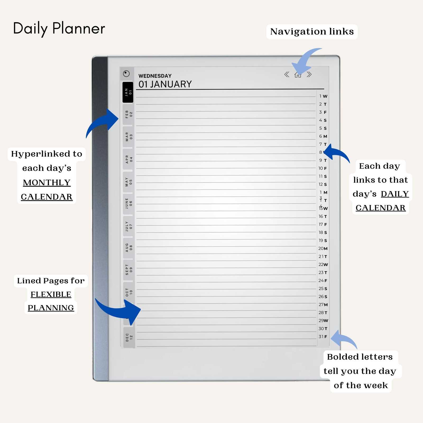 remarkable calendar template