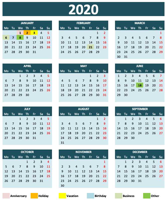 free school year calendar templates