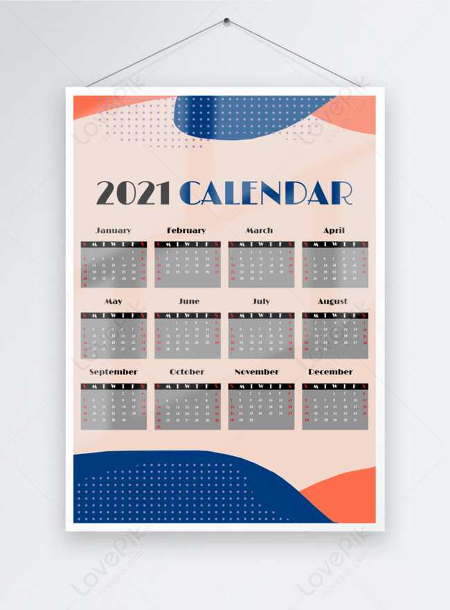 creative calendar template