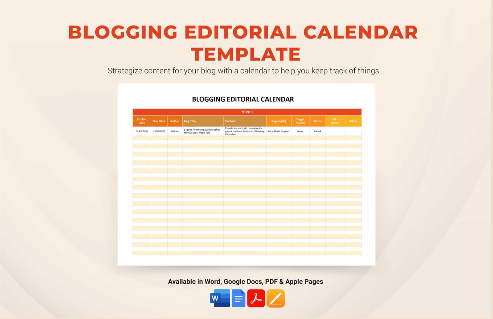 editorial calendar template download