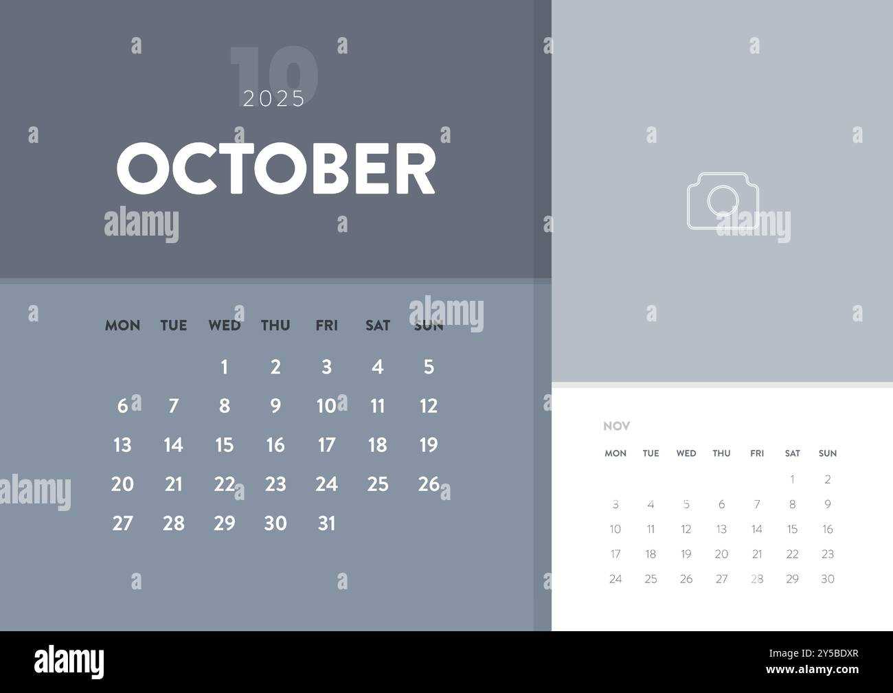 calendar october 2025 template