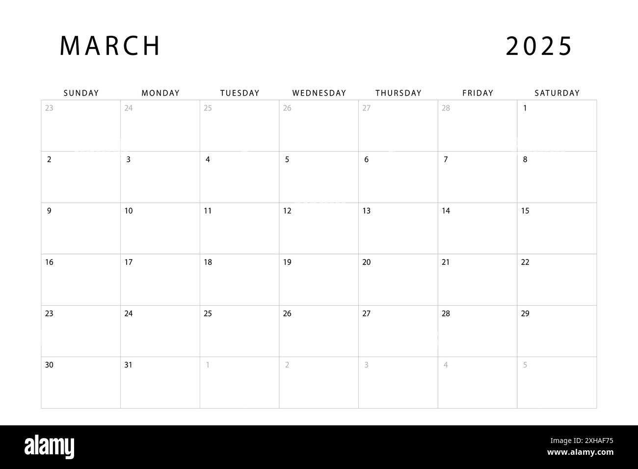 free writable calendar template 2025