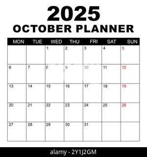 oct 2025 calendar template