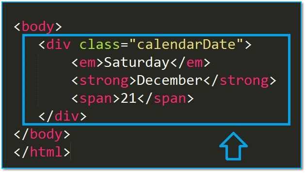 html5 calendar template