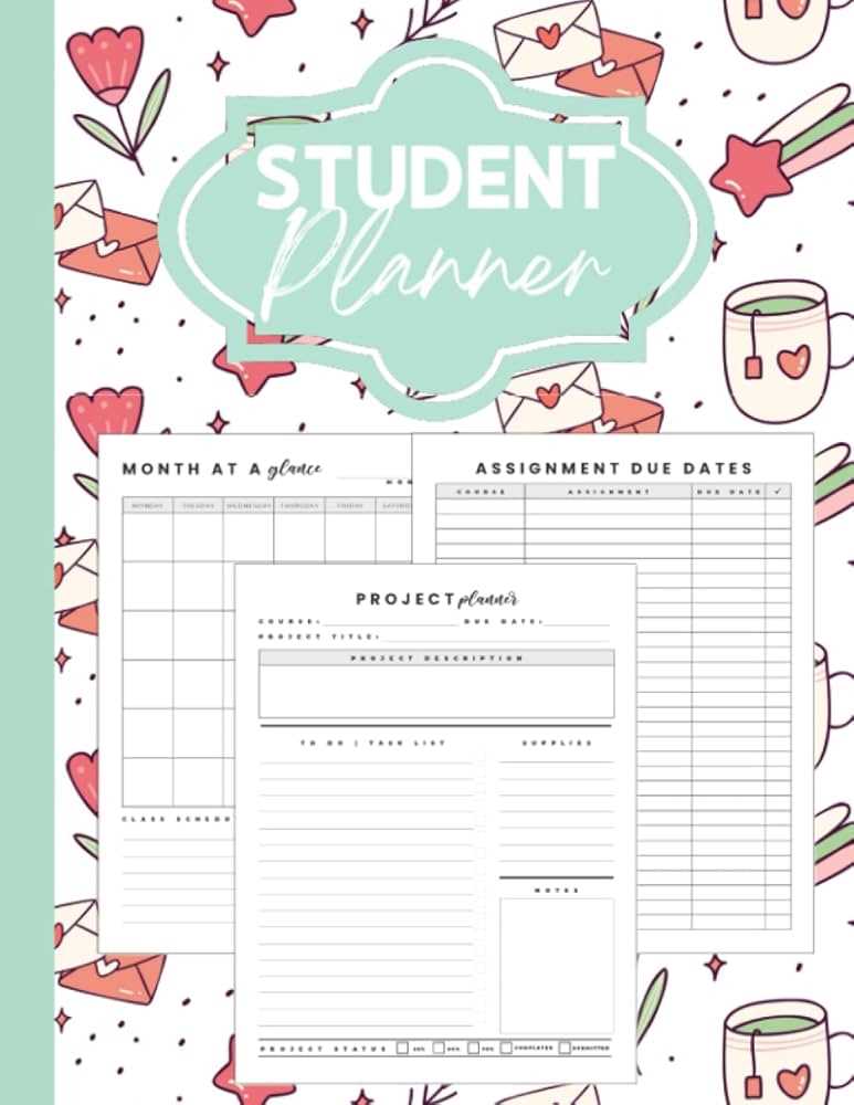 student assignment calendar template