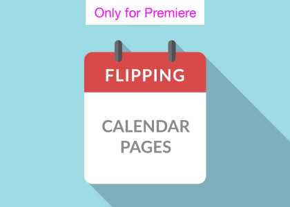 after effects calendar template