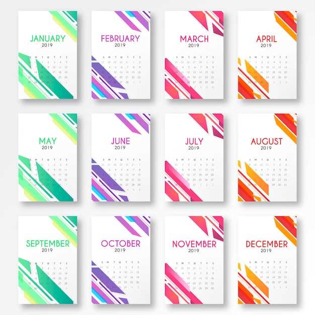 calendar card template