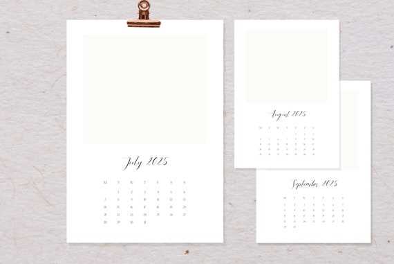 save the date calendar template free 2025