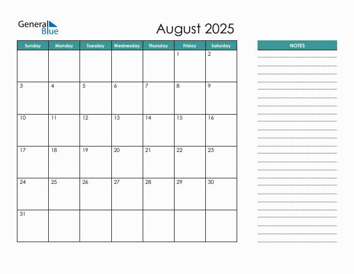 editable calendar template august 2025