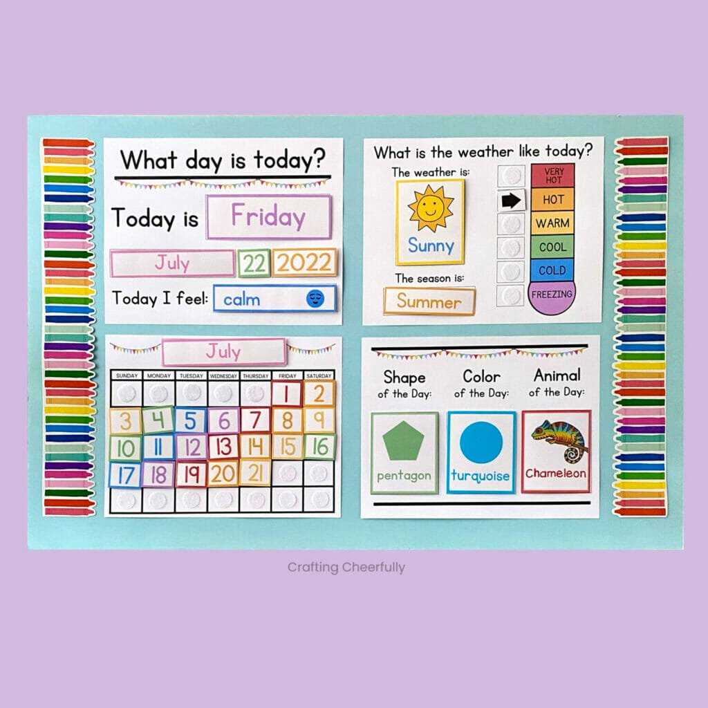 blank preschool calendar template