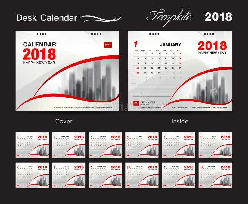 calendar cover template