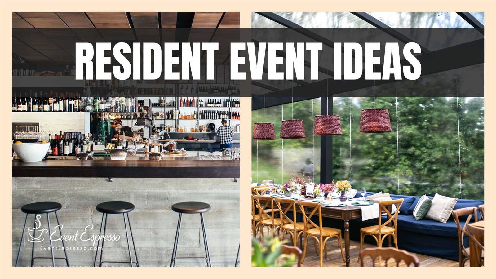 resident event calendar template