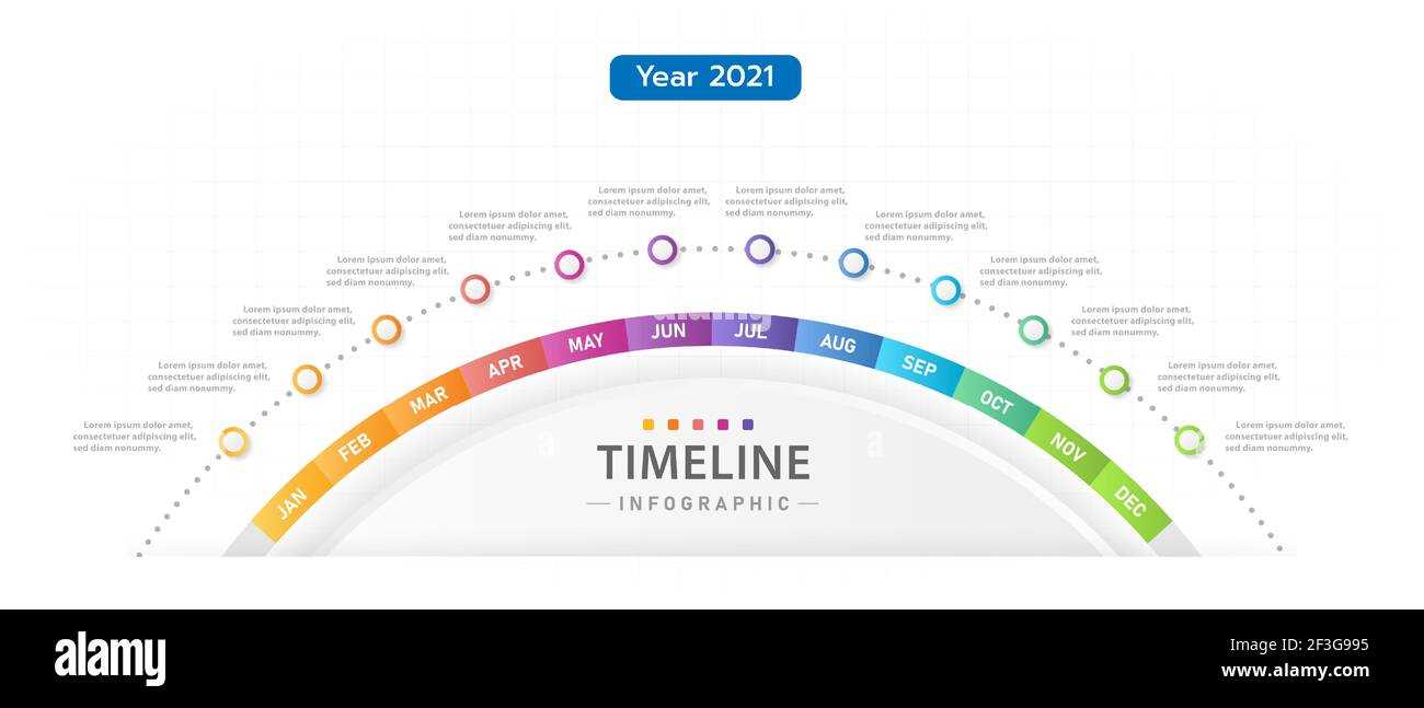 monthly calendar timeline template