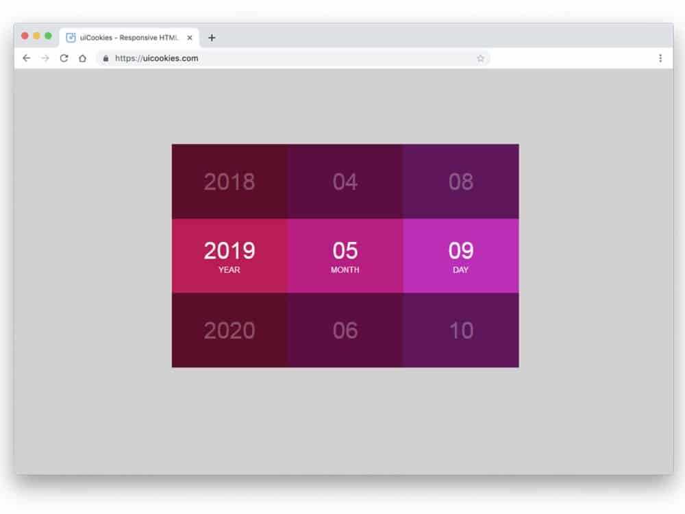 bootstrap calendar template free download