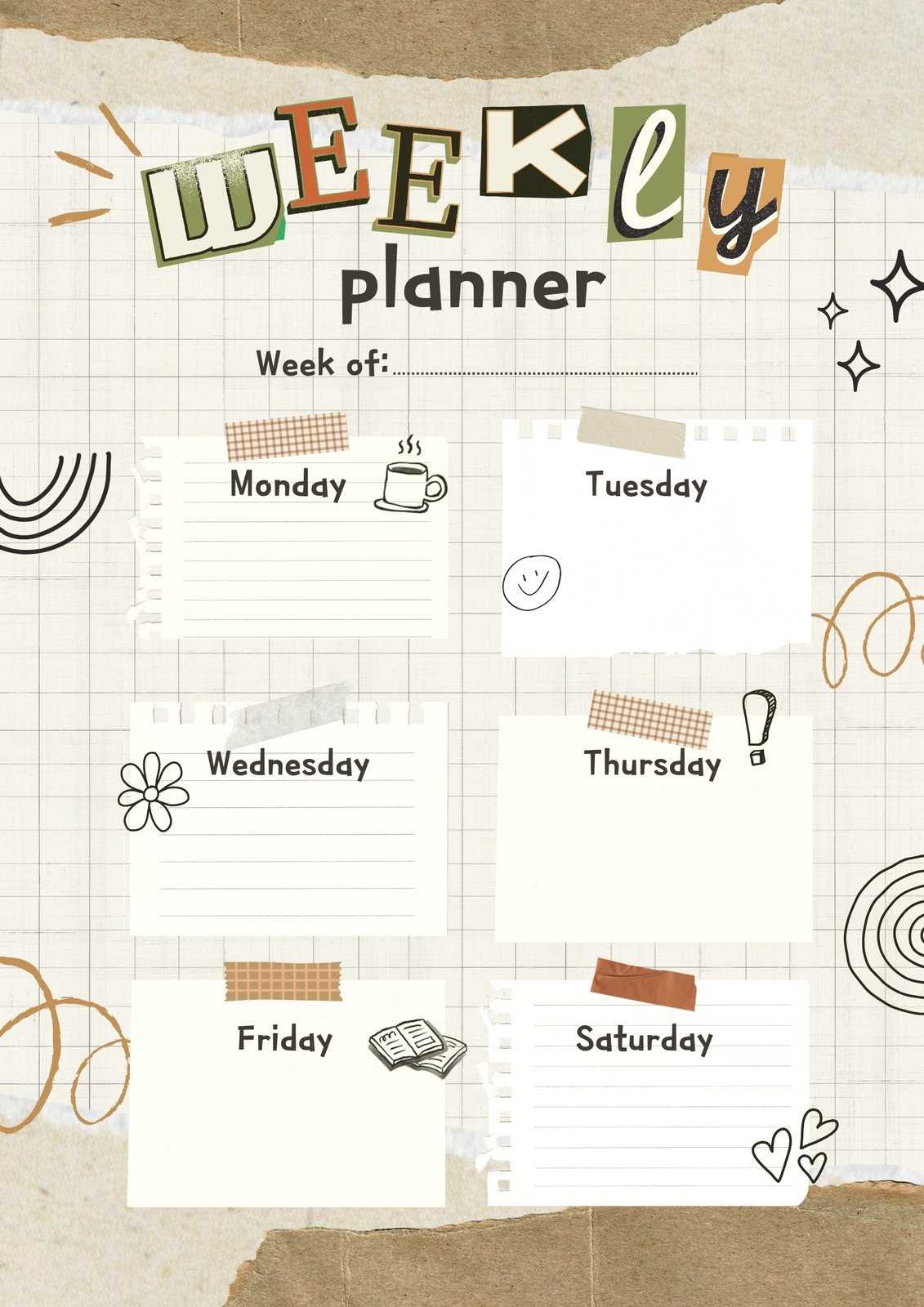 scrapbook calendar template