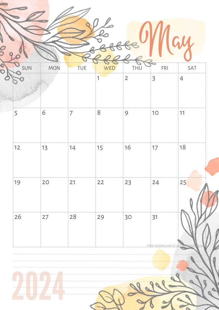 cute printable calendar templates