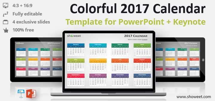 calendar template for keynote