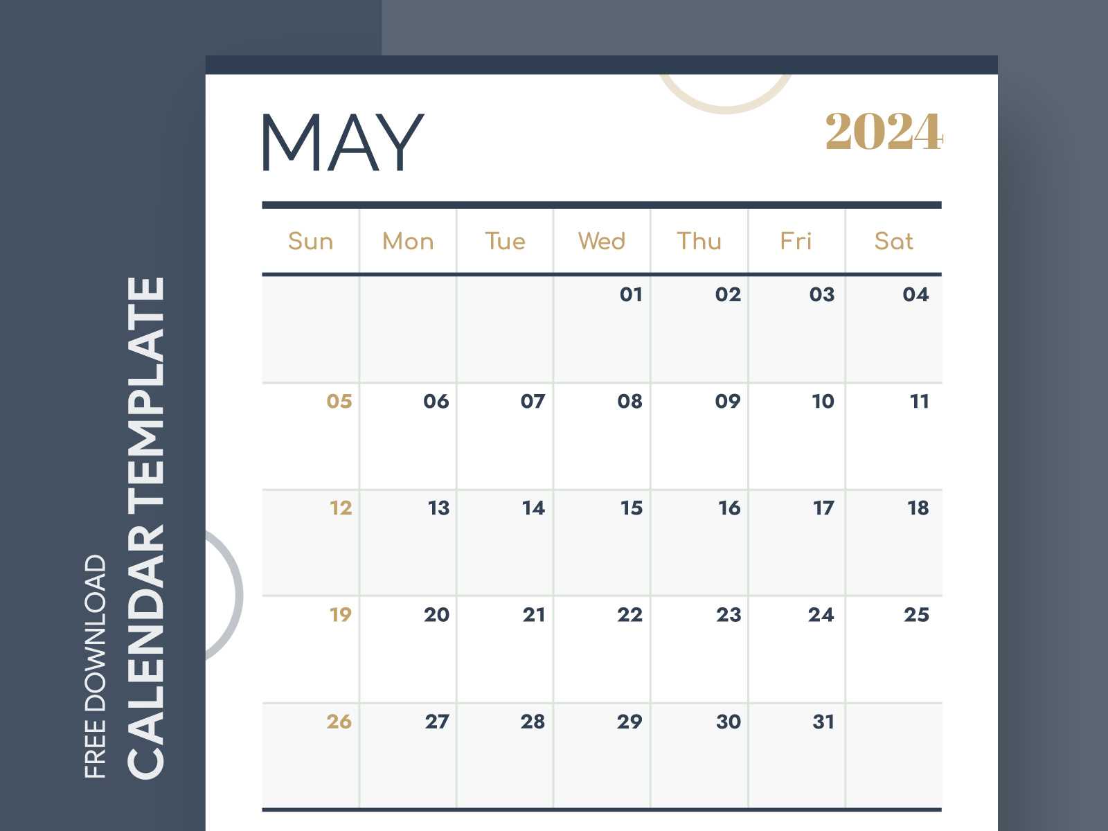 free may calendar template