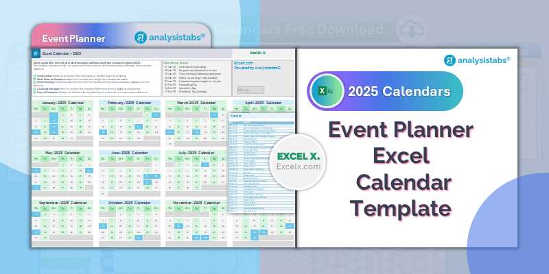 spreadsheet calendar template 2025