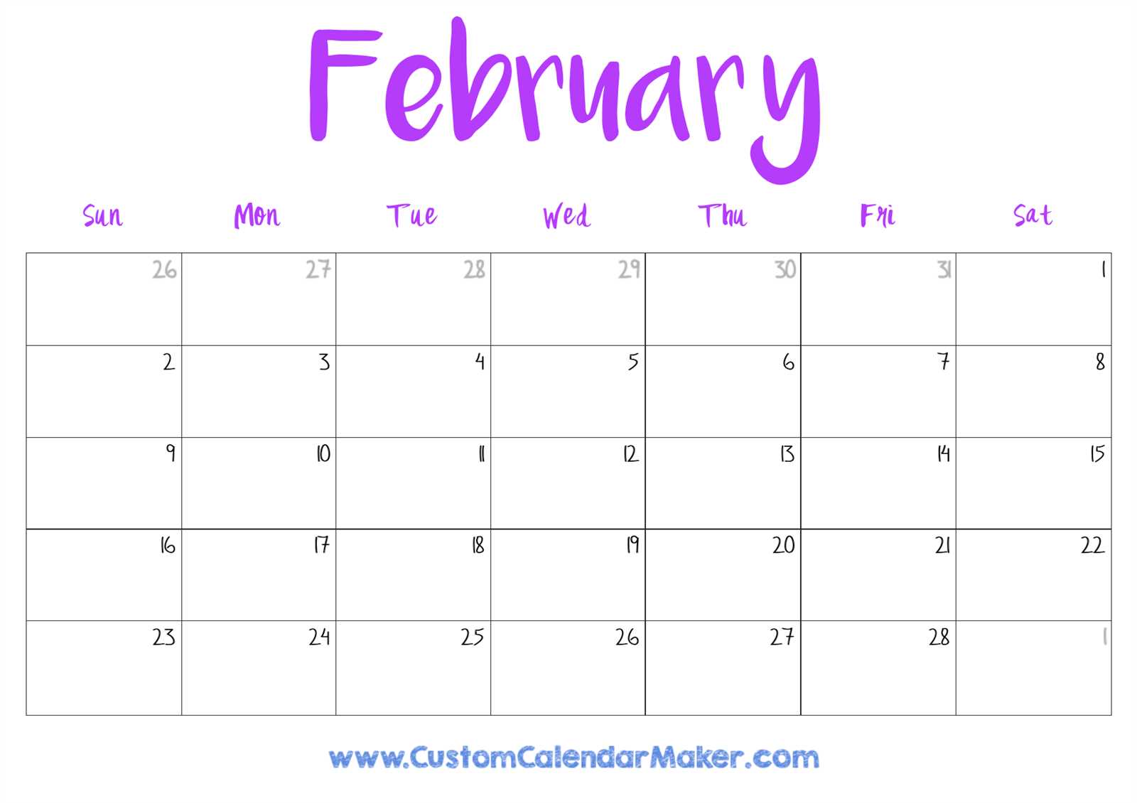 2025 calendar free template