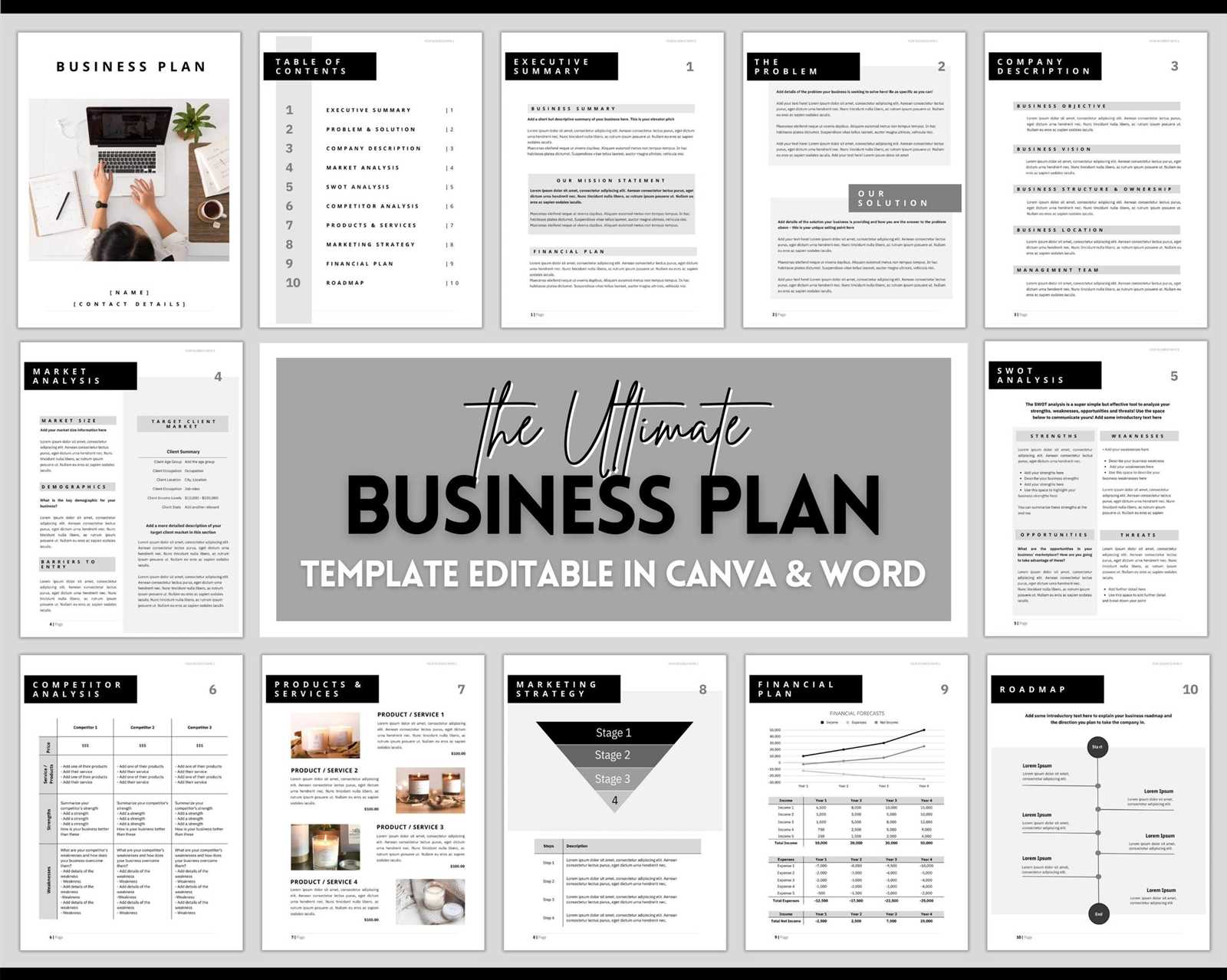 business planning calendar template