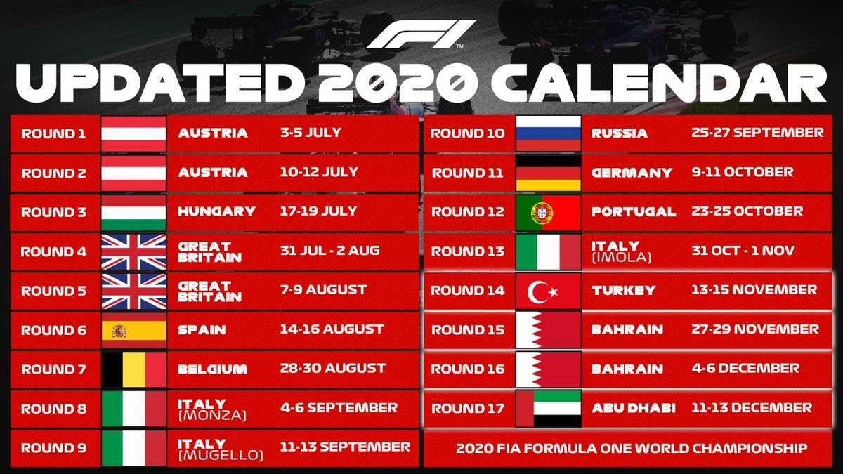 f1 calendar template