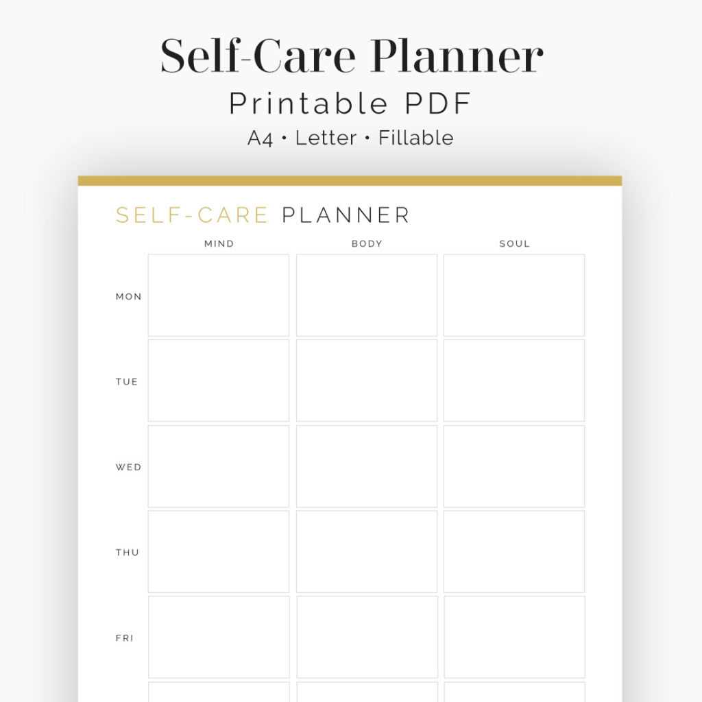 care calendar template