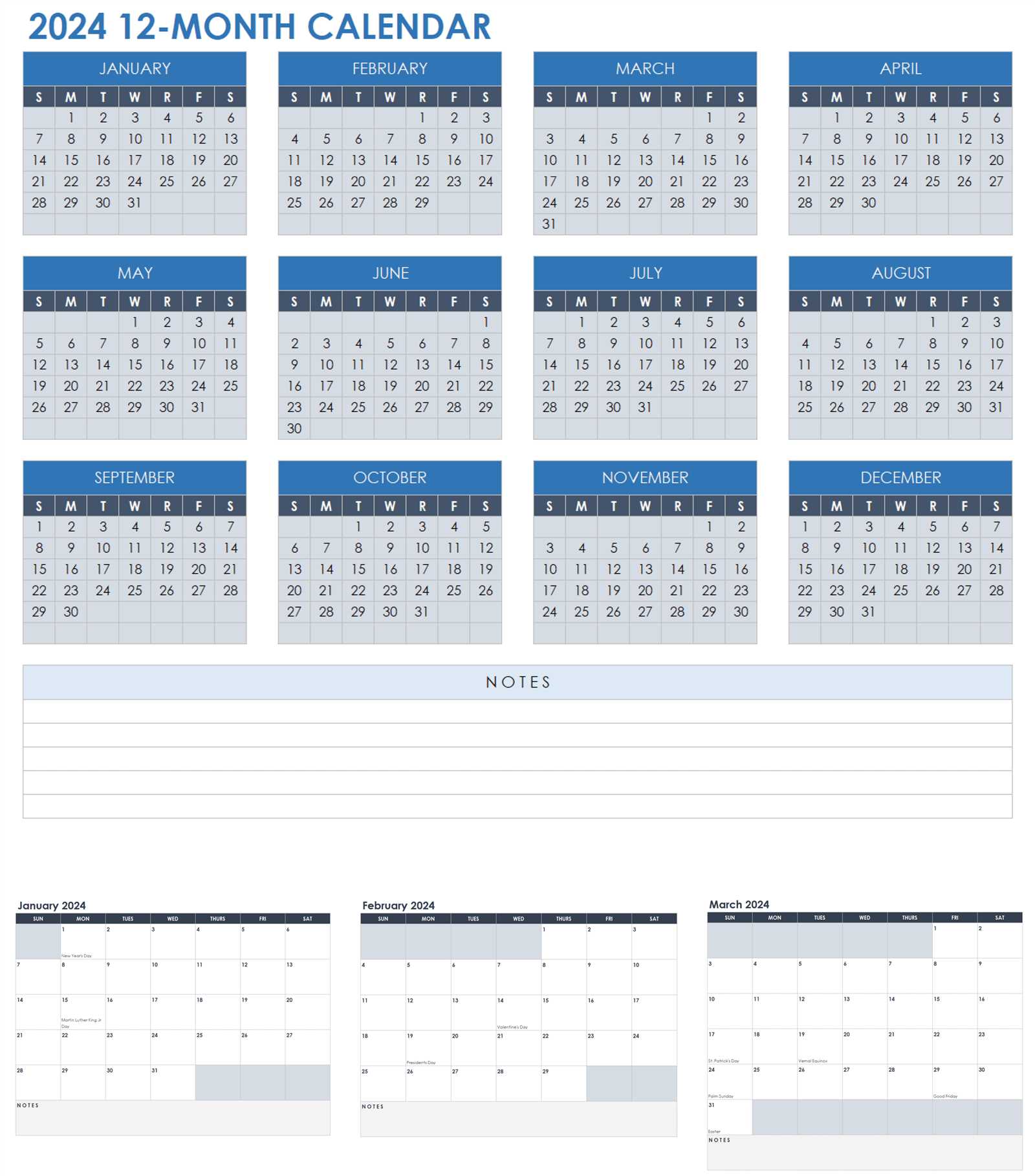 calendar download template