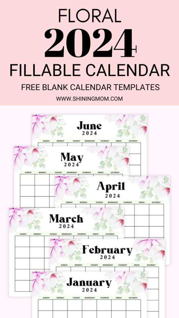 calendar layout template