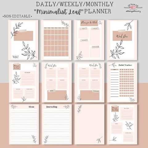 daily weekly monthly calendar template