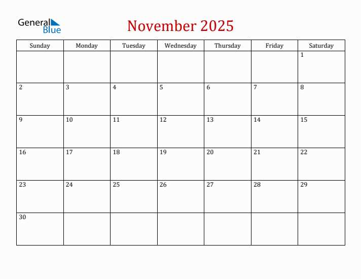 free editable november 2025 calendar template