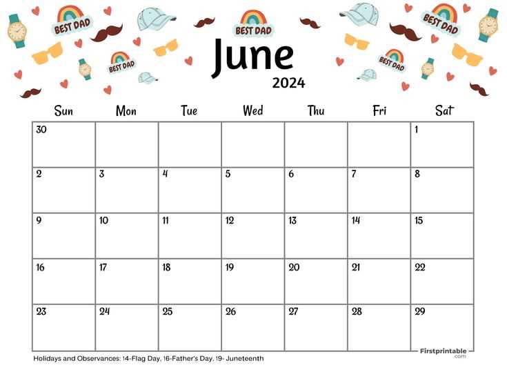 calendar templates june 2025