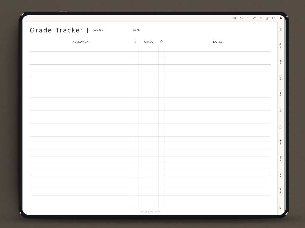 goodnotes calendar template free