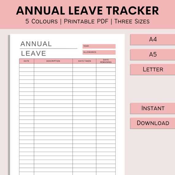 holiday leave calendar template