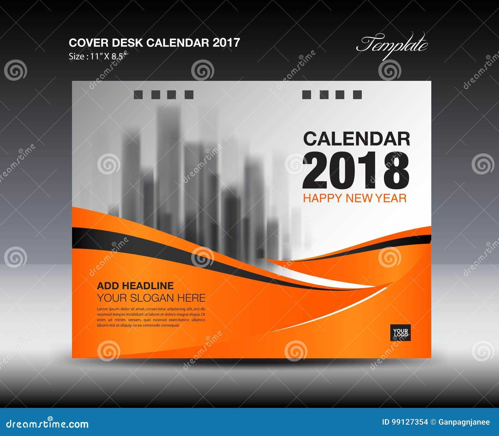 calendar cover design template