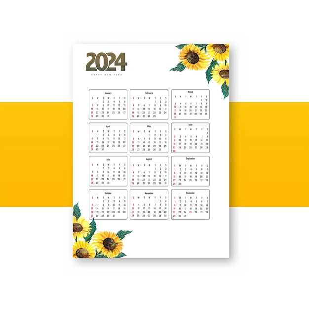 calendar brochure template