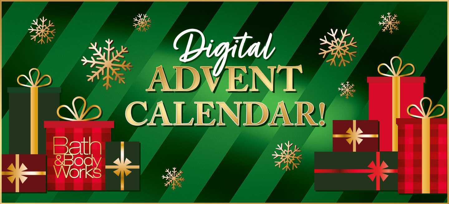 digital advent calendar template