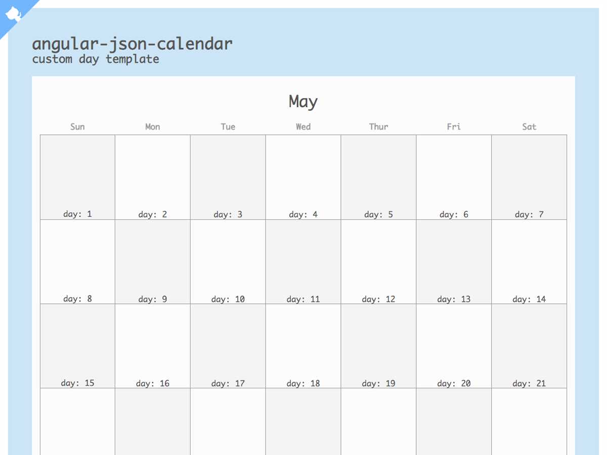 html css calendar template free download