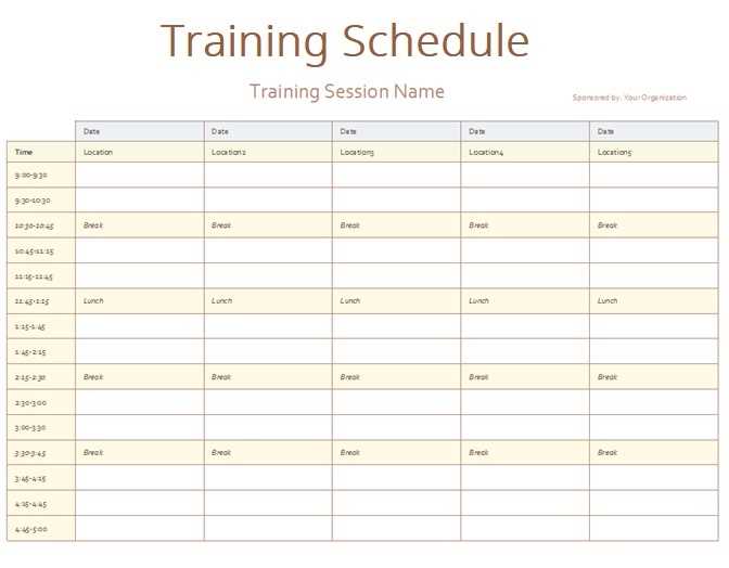 coaching calendar template