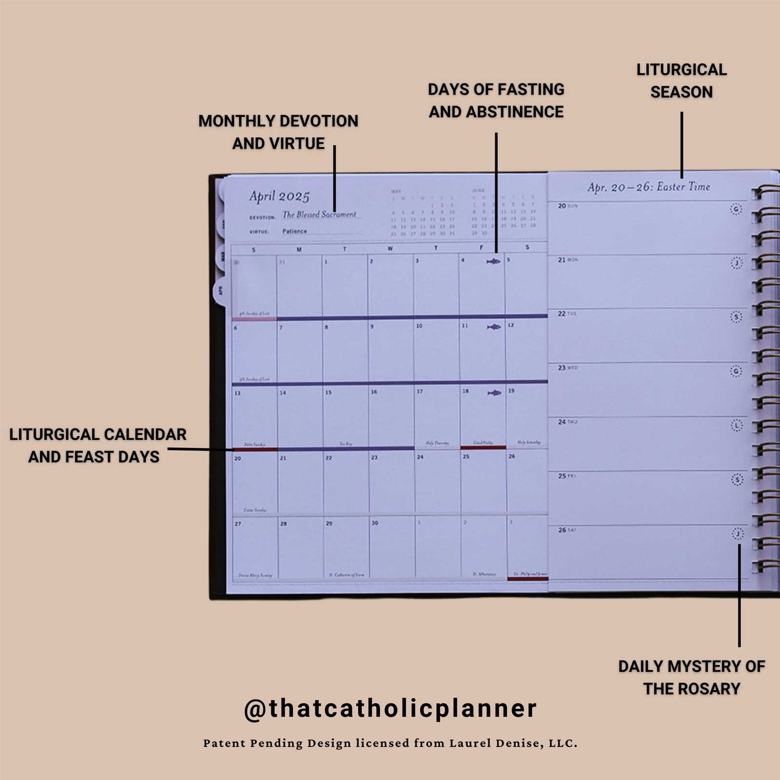 catholic calendar template